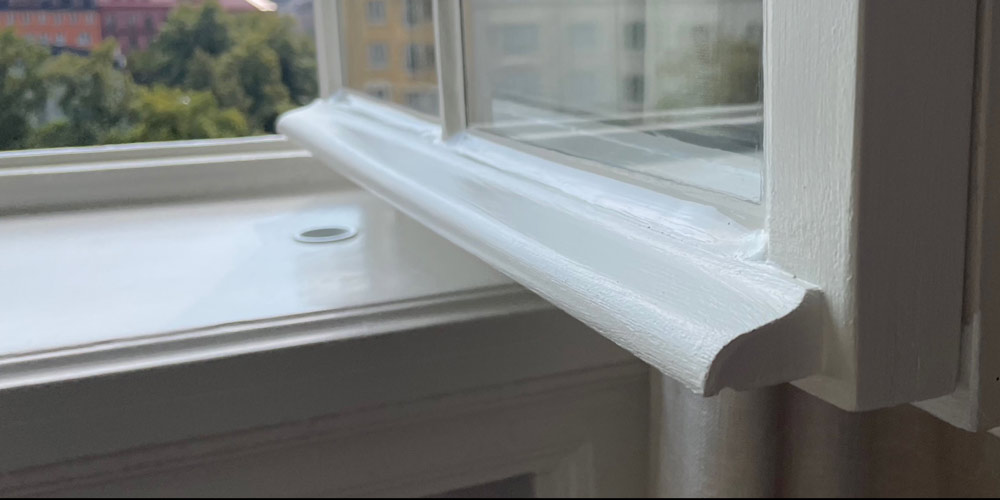 Fönsterrenovering på Birger Jarlsgatan, Östermalm