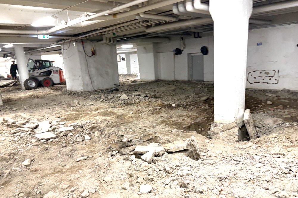 Stoft utför garagerenovering på Östermalm